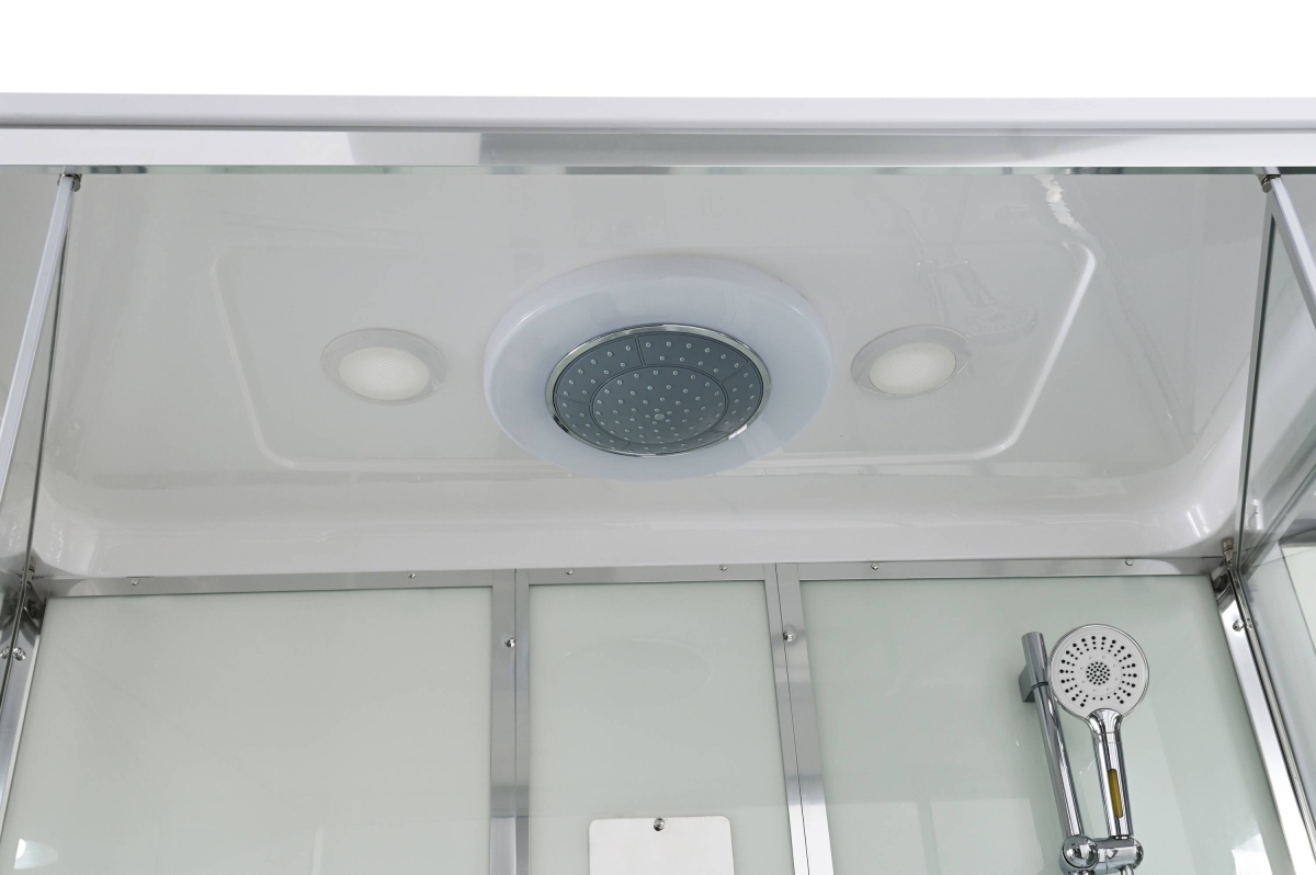 Душевой бокс AvaCan V5015 78255, 150 x 85 см, с крышей, поддон высокий, стекло прозрачное, профиль хром 