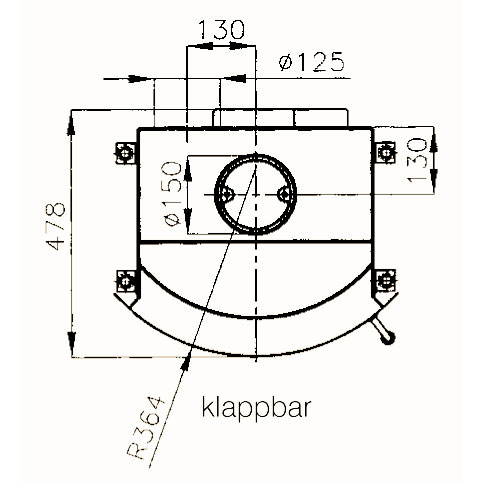 Каминная топка Hark Radiante 17 K 