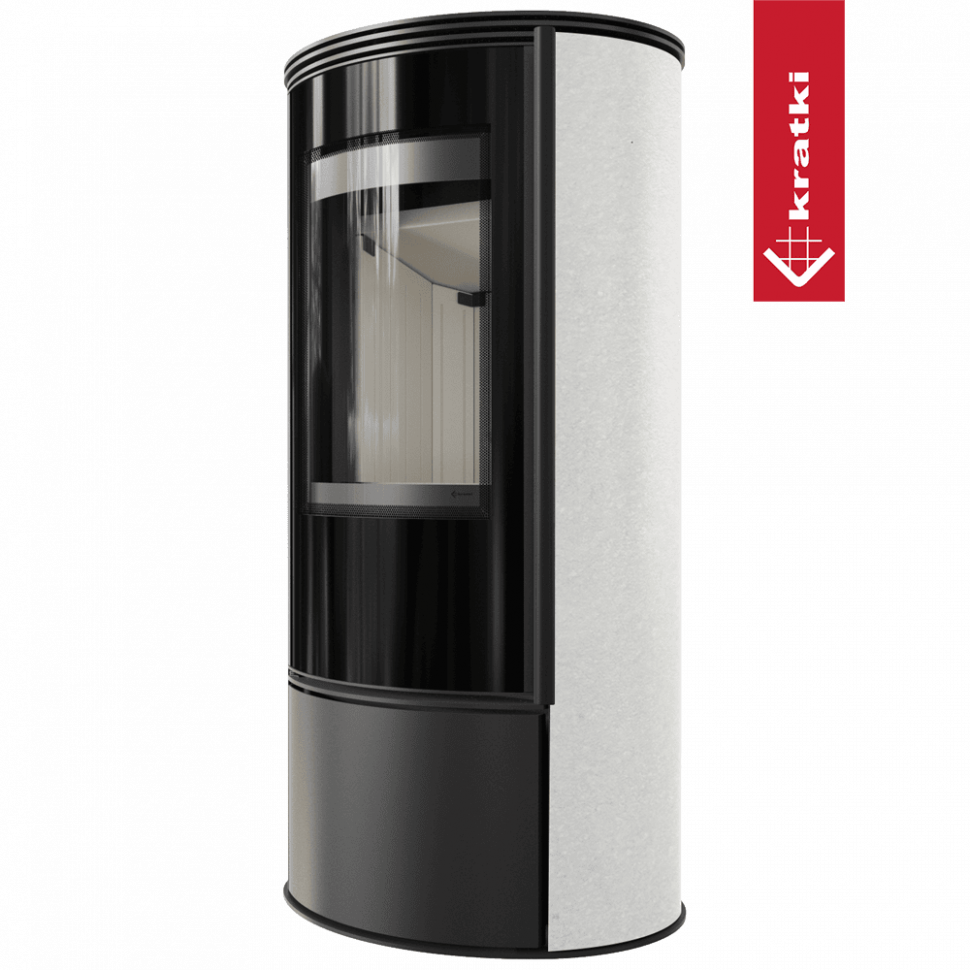 Печь Kratki PRO ERIK WHITE SATIN 