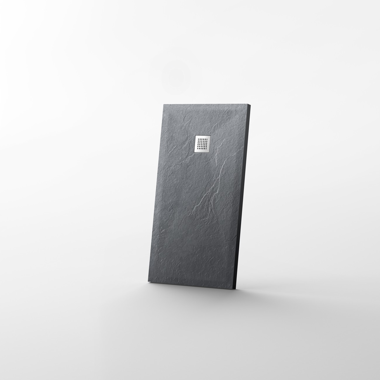 Душевой поддон Grossman Strong GR-S290110Q (90х110х2,5) из искусственного камня,прямоугольный,графит,1 место 