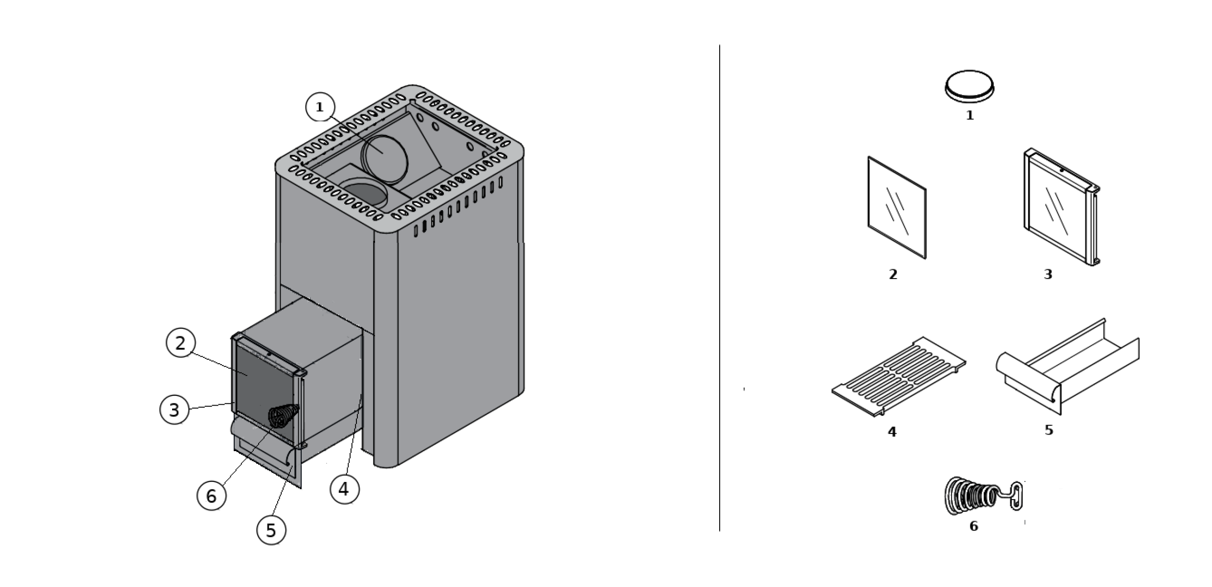 HARVIA Дровяная печь 22 SL Black, артикул WK220BSL 