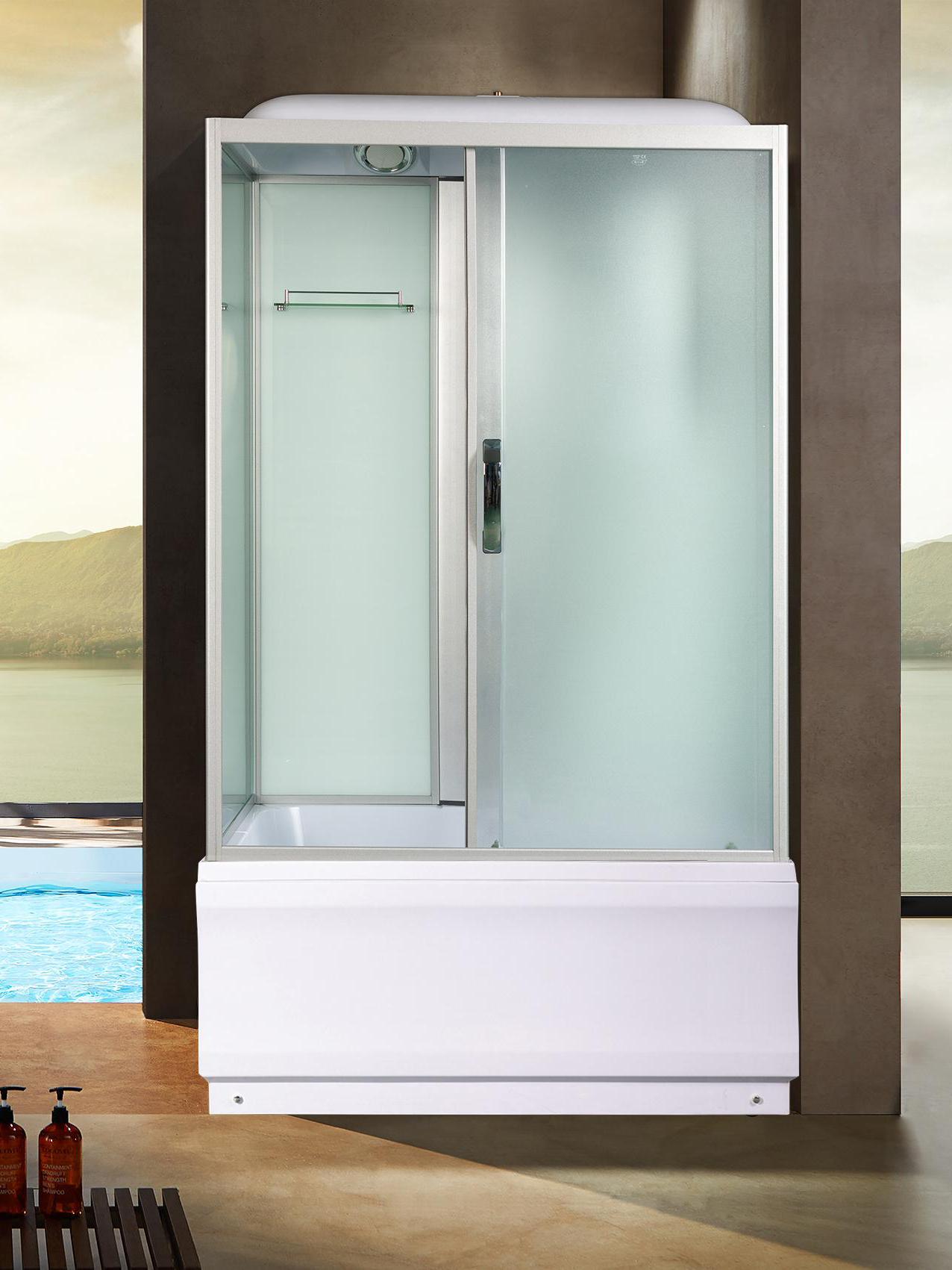 VITIM 120/80/50  MT Душевая кабина с поддоном 