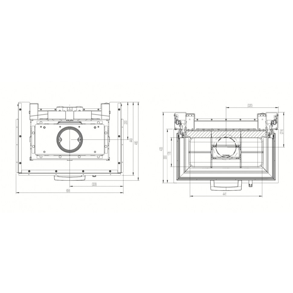 Каминная топка Austroflamm 64х33x51 S3 2.0 