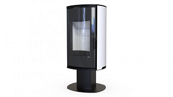 Печь DEFRO HOME ORBIS TOP, 9кВт, белая сталь 