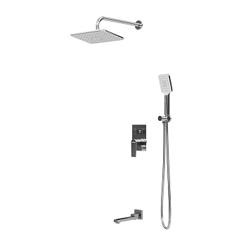 Душевая система скрытого монтажа Grossman Classic 501.K35.04.100 хром глянцевый,1 место 