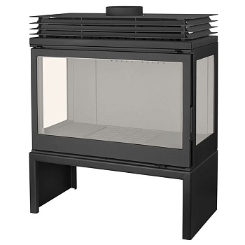 Печь LCI 9 GFLR Stove, два боковых стекла (Liseo Castiron) 
