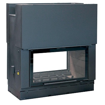 Каминная топка H 1200 DOUBLE FACE WS BLACK (Axis) 