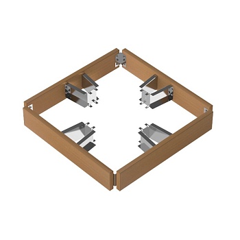 SAWO Защитное ограждение для печи CUBOS, кедр, артикул CUB-GUARD-W3-D 