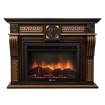 Портал Firelight Vittoriano 30 Темный дуб с золотой патиной 