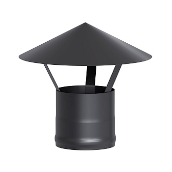 Зонт BLACK (AISI 430/0,5мм) 