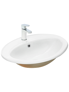 WW DEILBACH 6002 Раковина врезная 550х470х200 