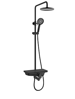 WW DP 1020 BL Душевая система. Черная. 