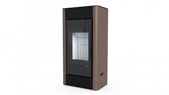 Печь DEFRO HOME SOLUM, 9кВт, коричневая сталь 