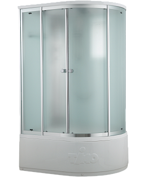 Душевая кабина Timo Comfort T-8820LF/T-8820RF Fabric Glass, 120 х 85 см, стекло матовое, без электрики и гидромассажа 