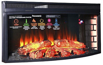 Очаг для электрокамина Inter Flame Panoramic 42 LED FX 