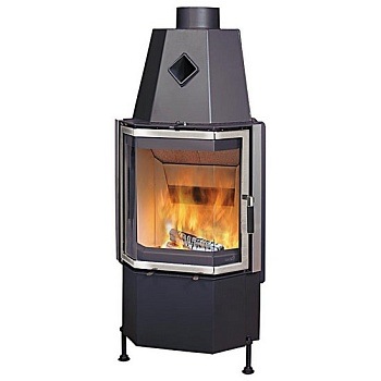 Каминная топка 600/57 K ECOPLUS, рамка хром (Hark) 