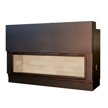 Каминная топка H 1600 XXL WS BLACK (Axis) 