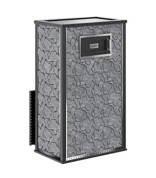 Дровяная печь для бани Klover RT 100-RV ( Талькомагнезит, Design 03 ) 