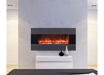 Современный электрокамин Glenrich Freеstyle Grey с звуком 