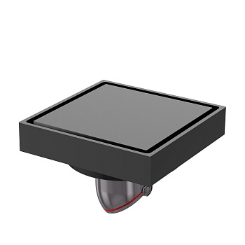 Душевой трап ABBER AE792100B черный матовый 