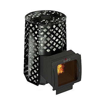 Дровяная печь для бани Grill’D Violet Romb Short Window Max 
