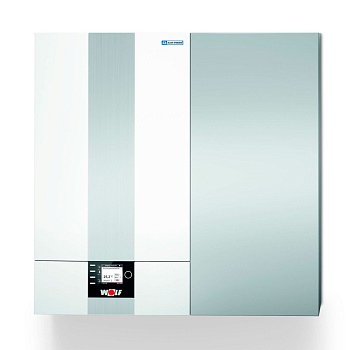 Котёл газовый настен. конденс. WOLF CGW-2-20/120L (20,4 кВт) закр.кам.сгор.,с бойл-м 120л; с насосом 