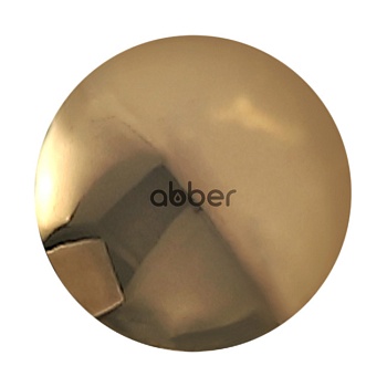Накладка на слив для раковины ABBER AC0014GG золото, керамика 
