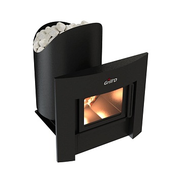 Дровяная печь для бани Grill’D Aurora 180 Window 