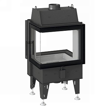 Дровяная топка BeF Twin 7 CP-CP/CL-CL с черной рамкой 