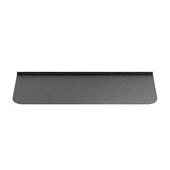 Лист предтопочный BLACK 980х400х0,5мм (R75) 