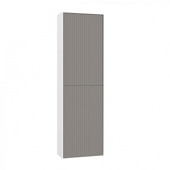 Пенал Orka Cube 3000367, 40 х 140 см, подвесной, цвет бежевый матовый/белый 