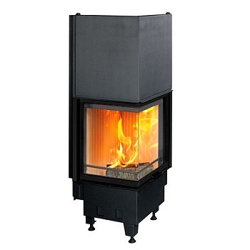 Каминная топка RADIANTE 500/57 H VP ECOPLUS T1, чёрная рамка (Hark) 