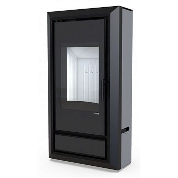 Печь камин DEFRO HOME IGNIS 9кВт серая сталь 