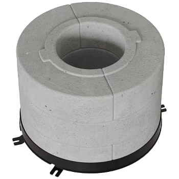 Комплект бетонных теплоаккумулирующих дисков d-150 мм (6 шт., 3 слоя, V1) 