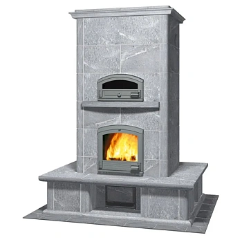 Дровяная печь с духовкой TTU 2700 Tulikivi 