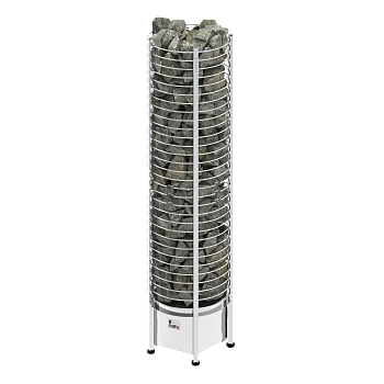 SAWO Электрическая печь TOWER вертикальная, круглая, 10,5 кВт,TH6-105NS-P, выносной пульт (пульт и блок мощности докупаются отдельно) 