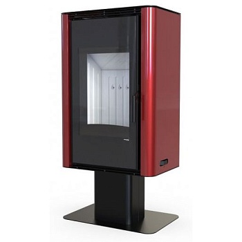 Печь камин DEFRO HOME SOLUM TOP 9кВт красная сталь 