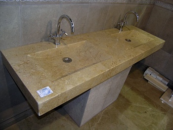 Раковина из мрамора Сream Ivory, 170х52х10 (Eima) 