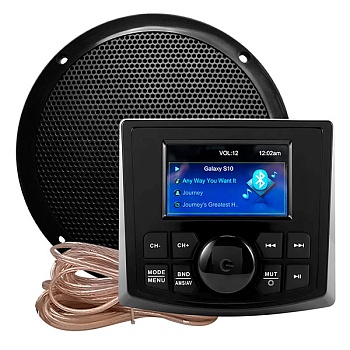 Комплект влагостойкой акустики Steam Water Aqua Music DB001 VISATON черный 