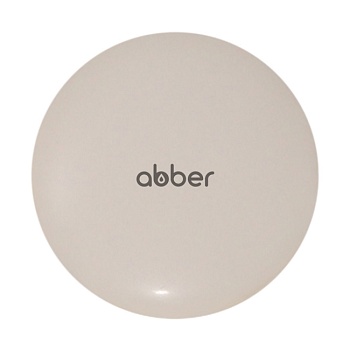 Накладка на слив для раковины ABBER AC0014MBE светло-бежевая матовая, керамика 