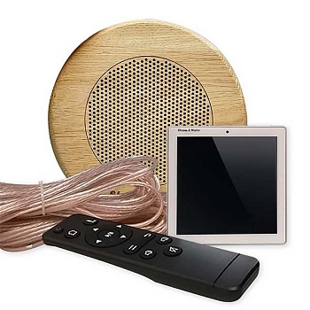 Комплект влагостойкой акустики SW 1 White Sauna Sensor (круглая) 