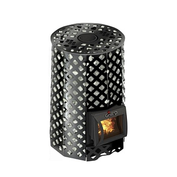 Дровяная печь для бани Grill’D Violet Romb Short 
