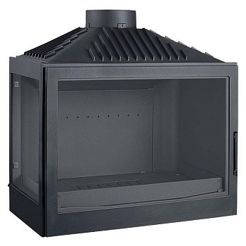 Каминная топка LCI 007 GFL, стекло слева (Liseo Castiron) 