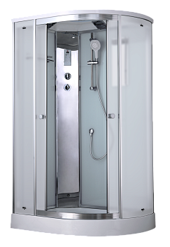 Душевая кабина Timo Comfort T-8802LF/T-8802RF Fabric Glass, стекло матовое, 120 x 85 см 