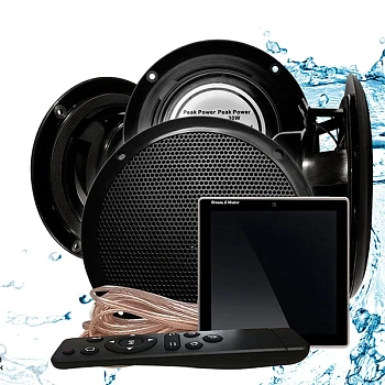 Комплект влагостойкой акустики SW 4 Black Sensor Visaton 