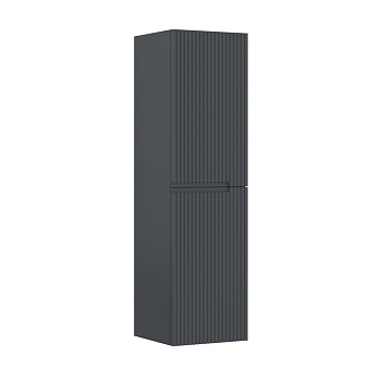Шкаф-пенал Orka Moonlight 3001322, 40 см, подвесной, цвет антрацит матовый 