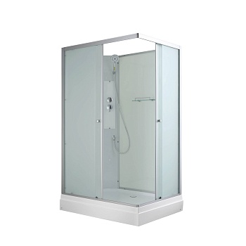 Душевая кабина Avacan CK2911N 78350, 110 х 90 см, без крыши, поддон низкий, стекло матовое, профиль хром 