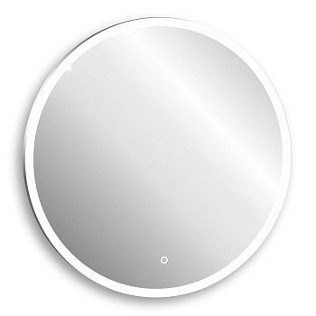Зеркало Abber Mond AG6202S-0.65, 65 см, с подсветкой, сенсорный выключатель, цвет белый 
