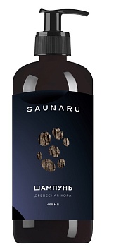 SAUNARU Шампунь для волос Древесная кора, 400 мл, артикул SH400-WB 