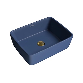 Раковина Grossman GR-3016BLM (480х370х130) синяя матовая,1 место 